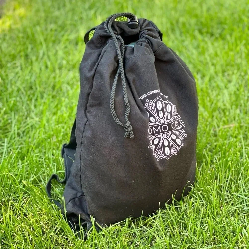 Oromo Cafe logo canvas backpack